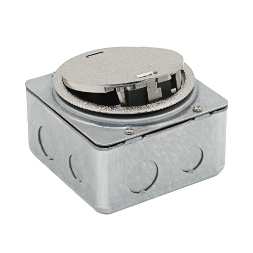 Лючок в пол 3 модуля серебро