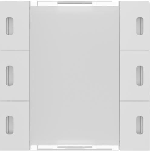 Сенсорный кнопочный модуль 3 группы белый